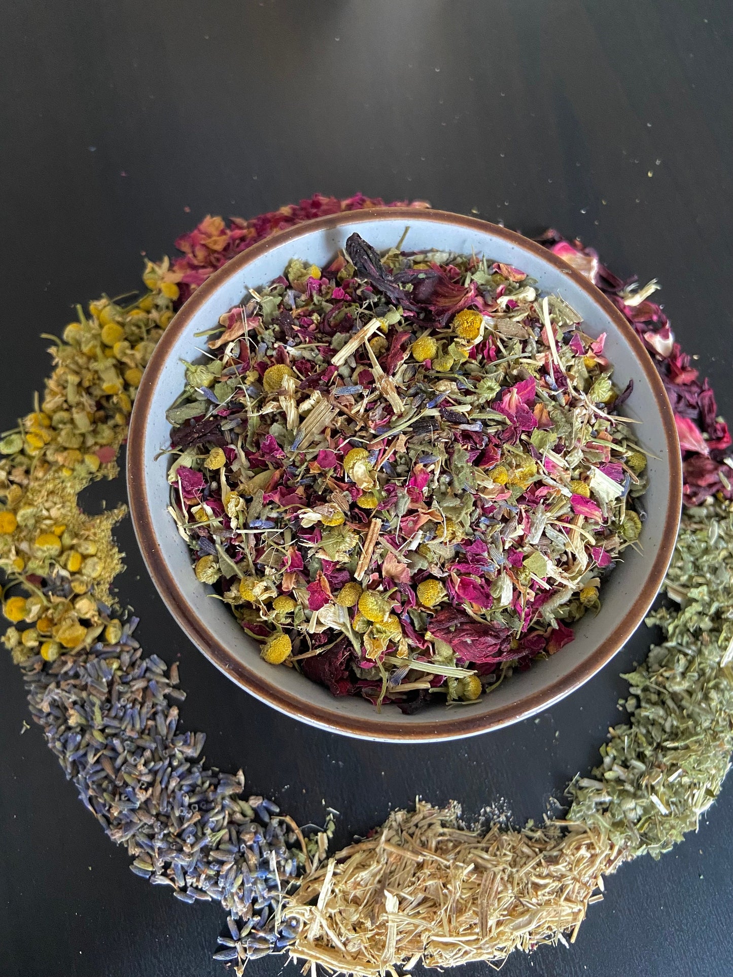GLOW Herbal Tea Blend: Skin, Hair & Crown Chakra Support