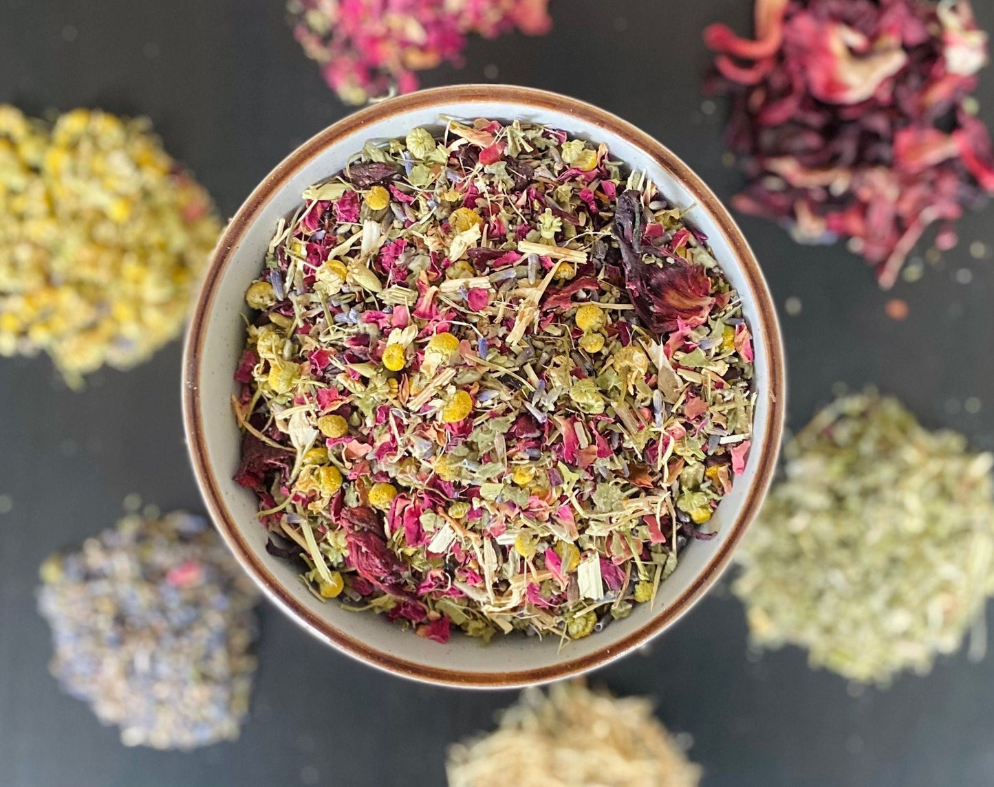 GLOW Herbal Tea Blend: Skin, Hair & Crown Chakra Support