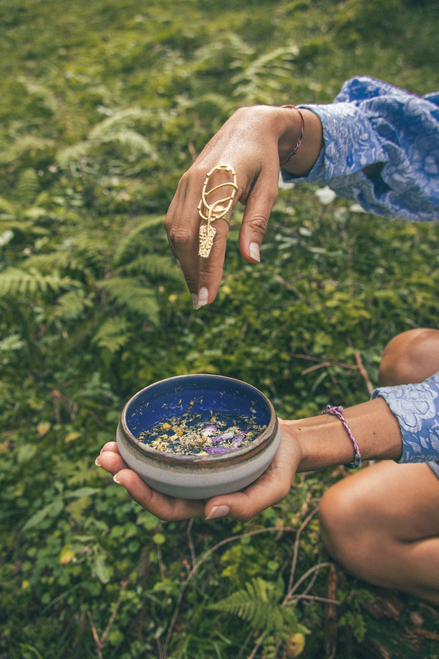 LUCID DREAM Herbal Blend: Blue Lotus, Valerian, Mugwort, Lemon Balm, Chamomile, Lavender