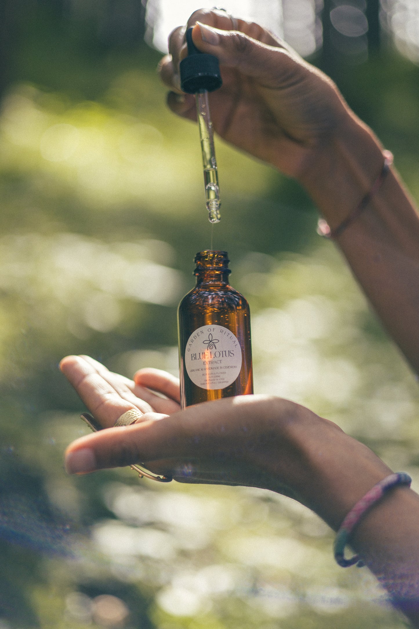 ORGANIC BLUE LOTUS Extract: Alcohol-Free Relaxation & Meditation Drops