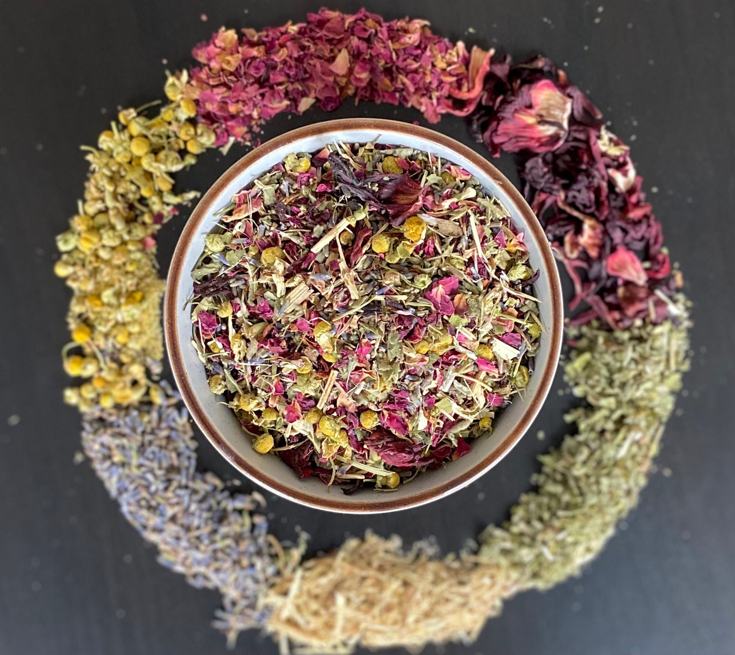 GLOW Herbal Tea Blend: Skin, Hair & Crown Chakra Support
